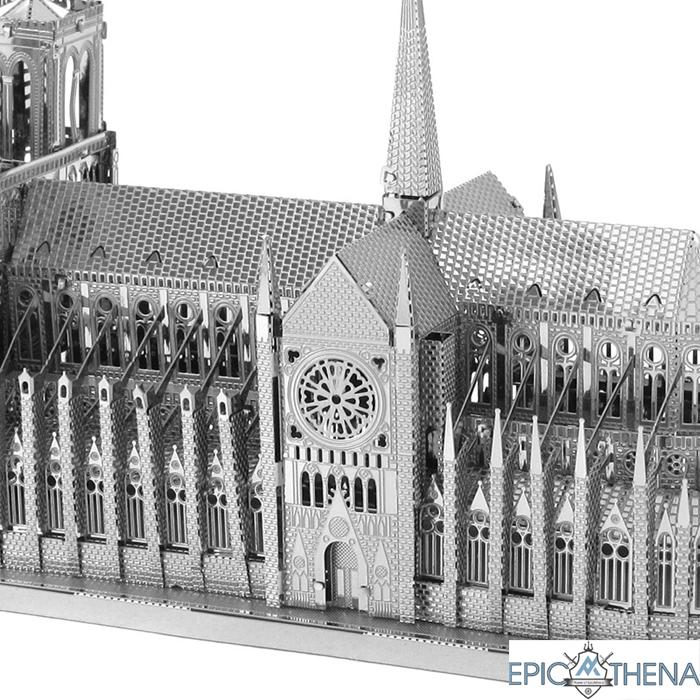 Mô hình Lắp Ráp Kim Loại 3D - Nhà thờ Đức Bà Paris