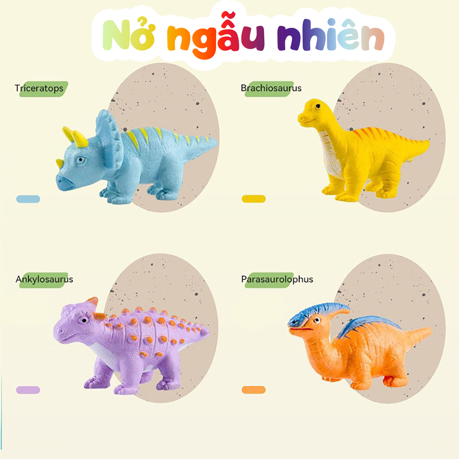 Trứng khủng long tự nở trong nước size lớn