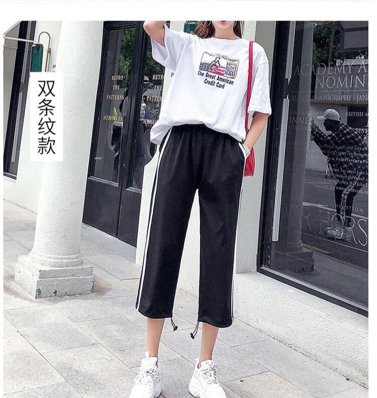 quần jogger nữ có bo dây rút chất vải siêu mịn