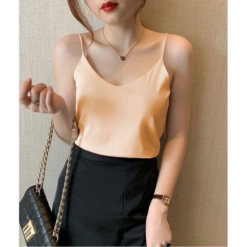 Áo 2 dây lụa sang chảnh