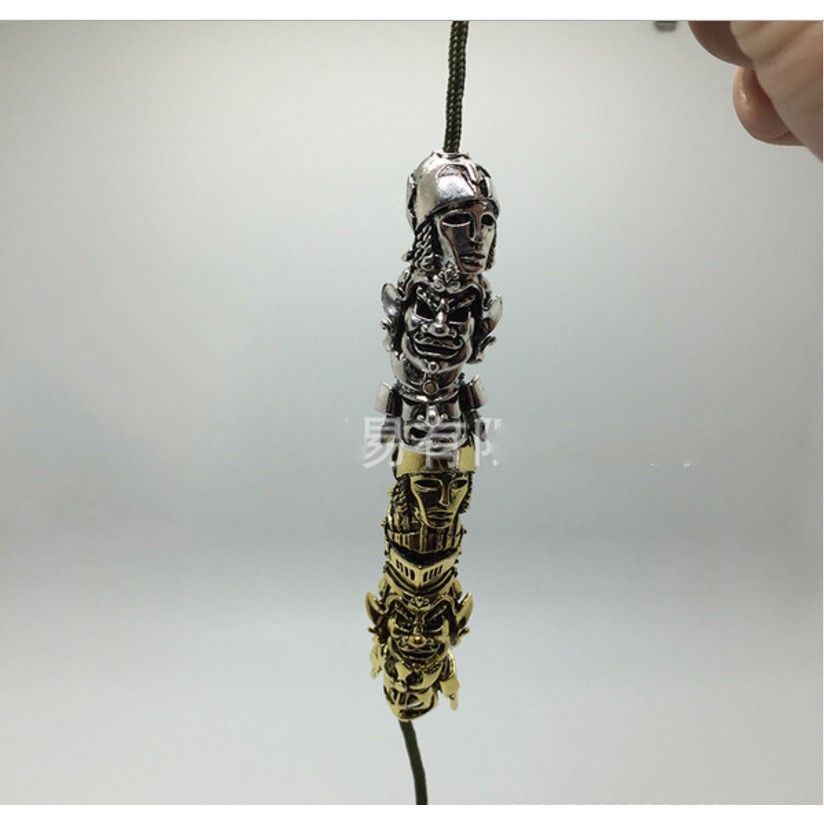 Hạt bead trang trí chuôi dụng cụ tiện ích, dây đeo chìa khóa, dây buộc đồ EDC, dây paracord