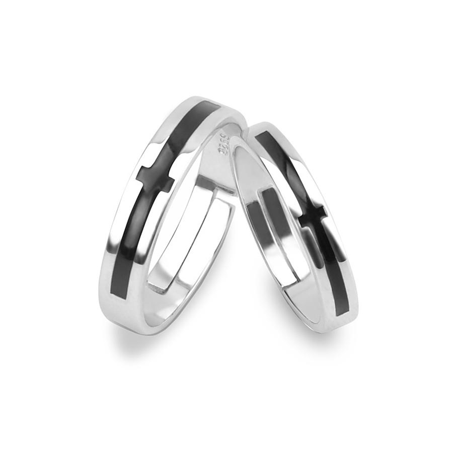 Nhẫn đôi bạc S925 cao cấp - Trang sức Panmila (ND.A10)