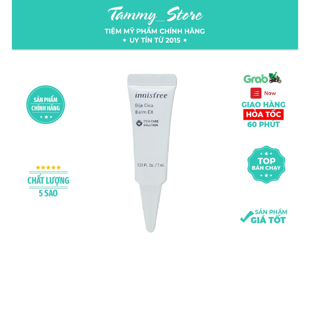 [Mẫu 2020] Gel chấm mụn Innisfree Bija Cica Balm EX 7ml