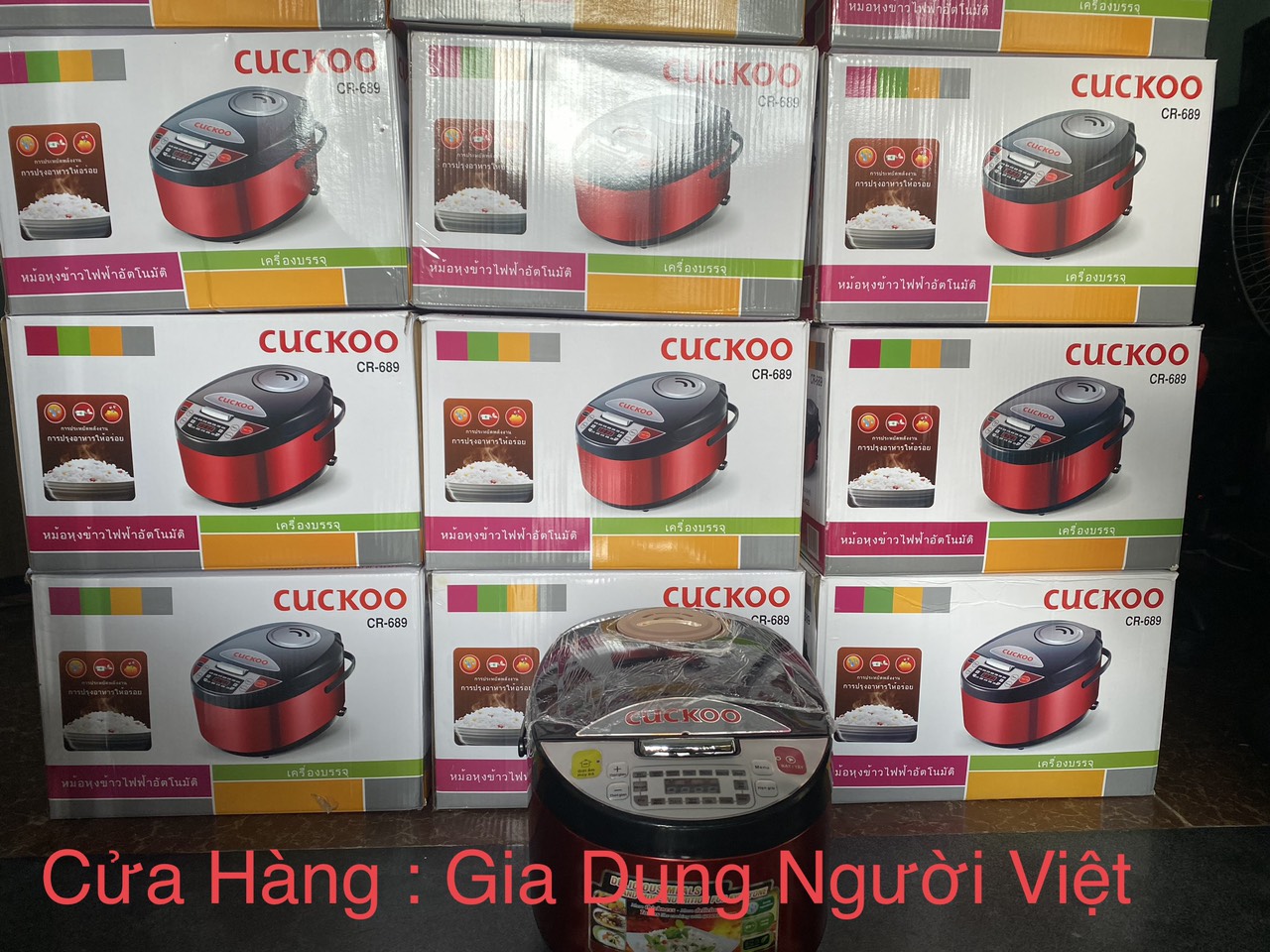 Nồi Cơm Điện Tử Cuckoo CR-689 F03 2.2L Chế độ nấu cơm 4 chiều giúp cơm ngon đều - Các chế độ nấu cơm, cháo, ninh, hầm, thổi xôi - BH 12 THÁNG MEGA BIG 5.0
