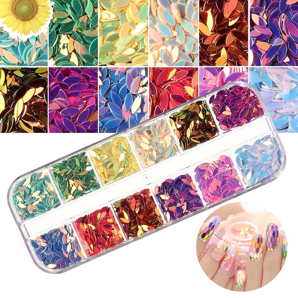 Đá chân keo Yhb Skin nail làm móng trang trí móng siêu sáng khay mix