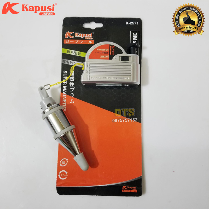 Quả dọi từ tự động, giữ thăng bằng 3m Kapusi (Lập lòn từ tính)