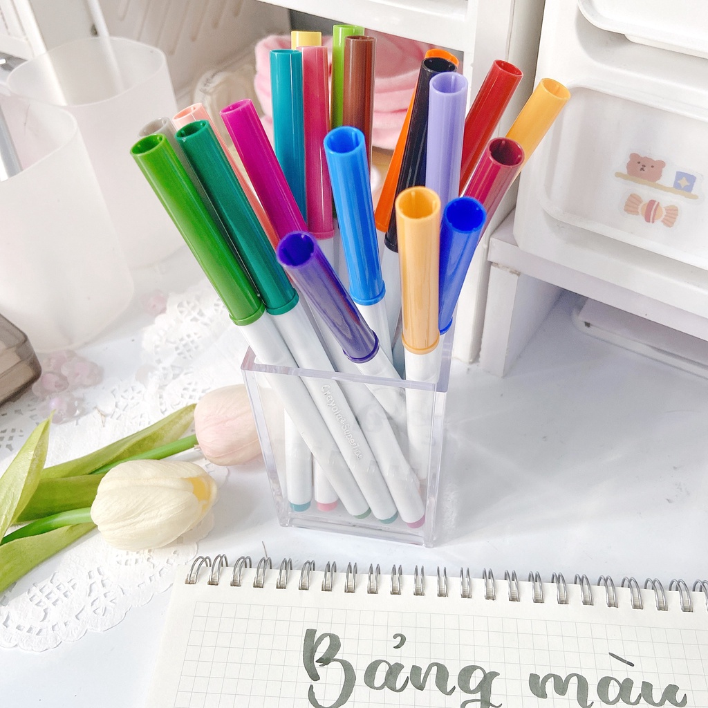 (lẻ cây) Bút Crayola Super Tips ngòi chóp nón viết Calligraphy