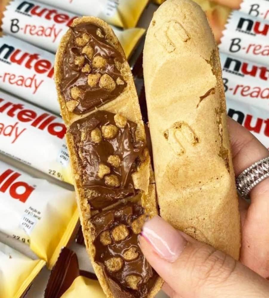 Nutella chocolate praline mould 132g