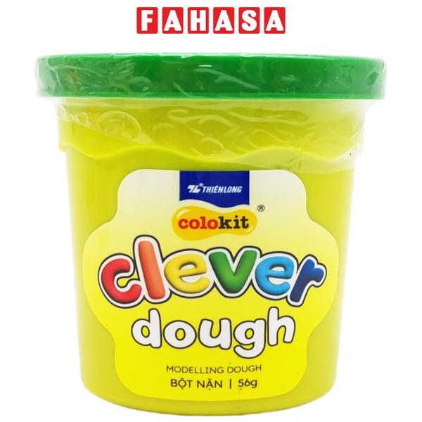 Bột nặn clever dough 56g - colokit md-c008 - màu xanh lá