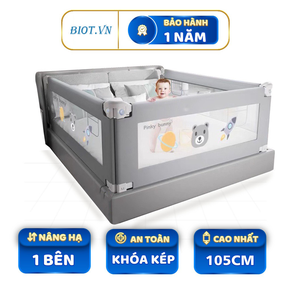 Thanh Chắn Giường Cho Bé N1s ,Umoo Chắc Chắn