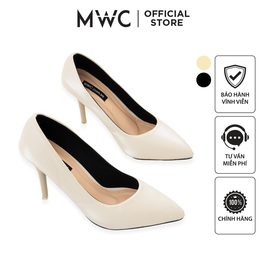 Giày MWC 4151 - Giày Cao Gót Nữ Mũi Nhọn Da Lộn 7