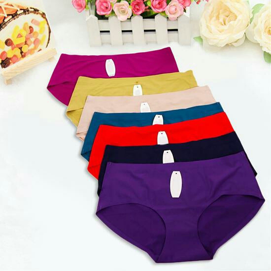 Quần lót su đúc, set 5 quần lót su trơn không đường viền mềm mịn co giãn thoai mái