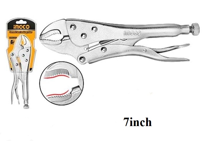 Kềm bấm khóa 7 inch Ingco HCJLW0207
