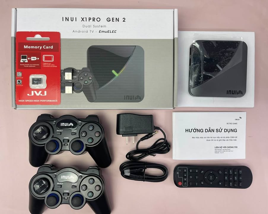 Máy chơi game INUI - X1 Pro, Android Box - Gamebox Giả Lập PSP/PS1/NEOGEO....