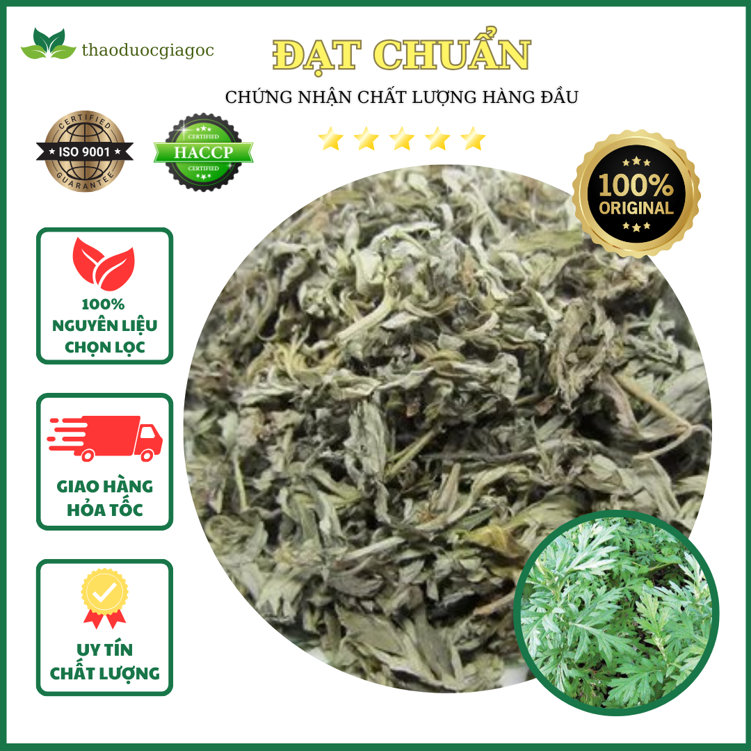 1Kg Lá Ngải Cứu Khô hàng loại 1