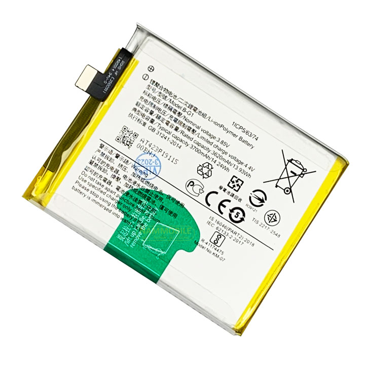 Hcm pin vivo v15 pro b-g1 3700mah zin + tặng siêu dán pin + freeship