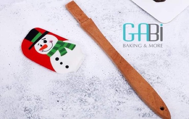 Spatula cán gỗ (nhiều mẫu)
