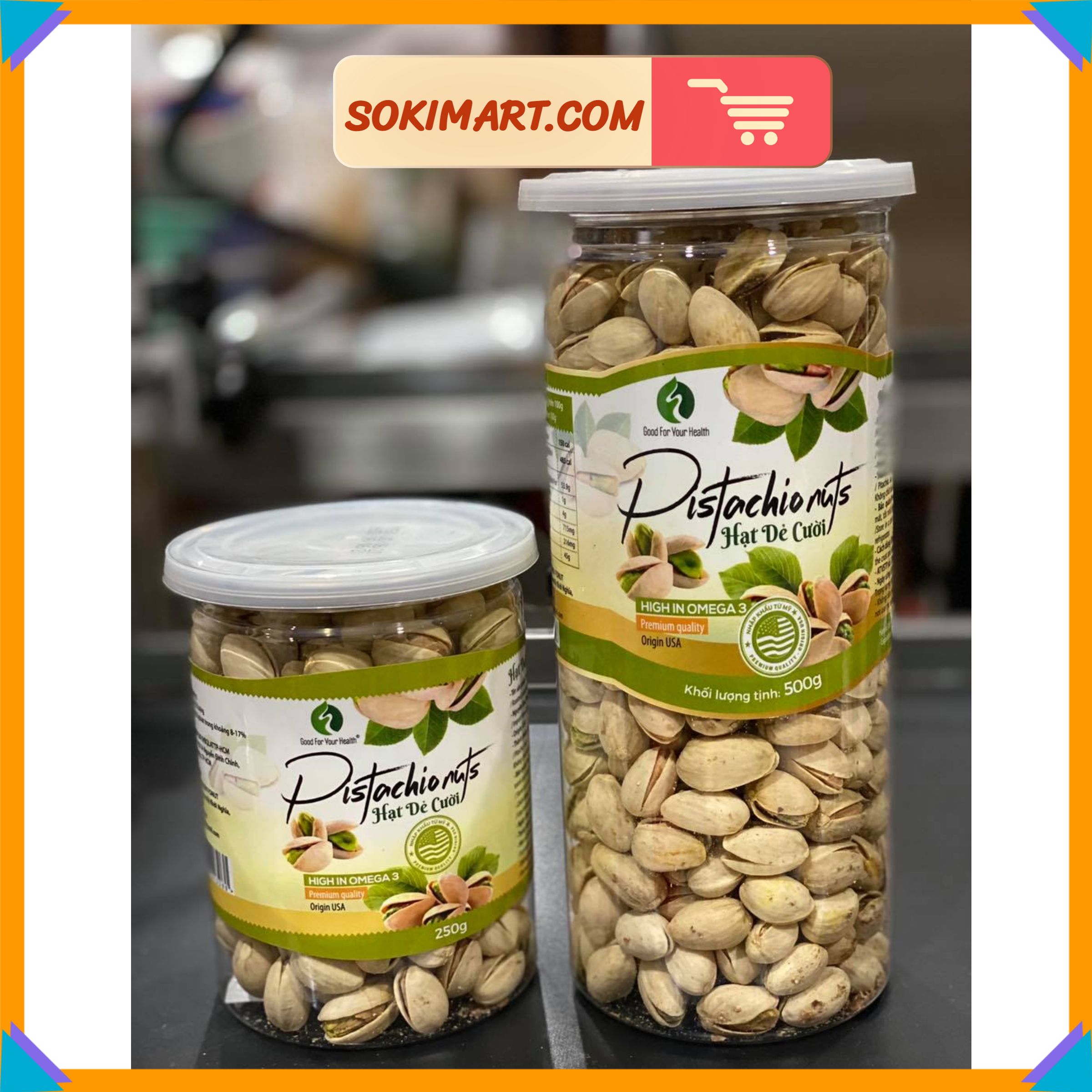 Hạt dẻ cười Mỹ ( ko tẩy trắng) - 500g