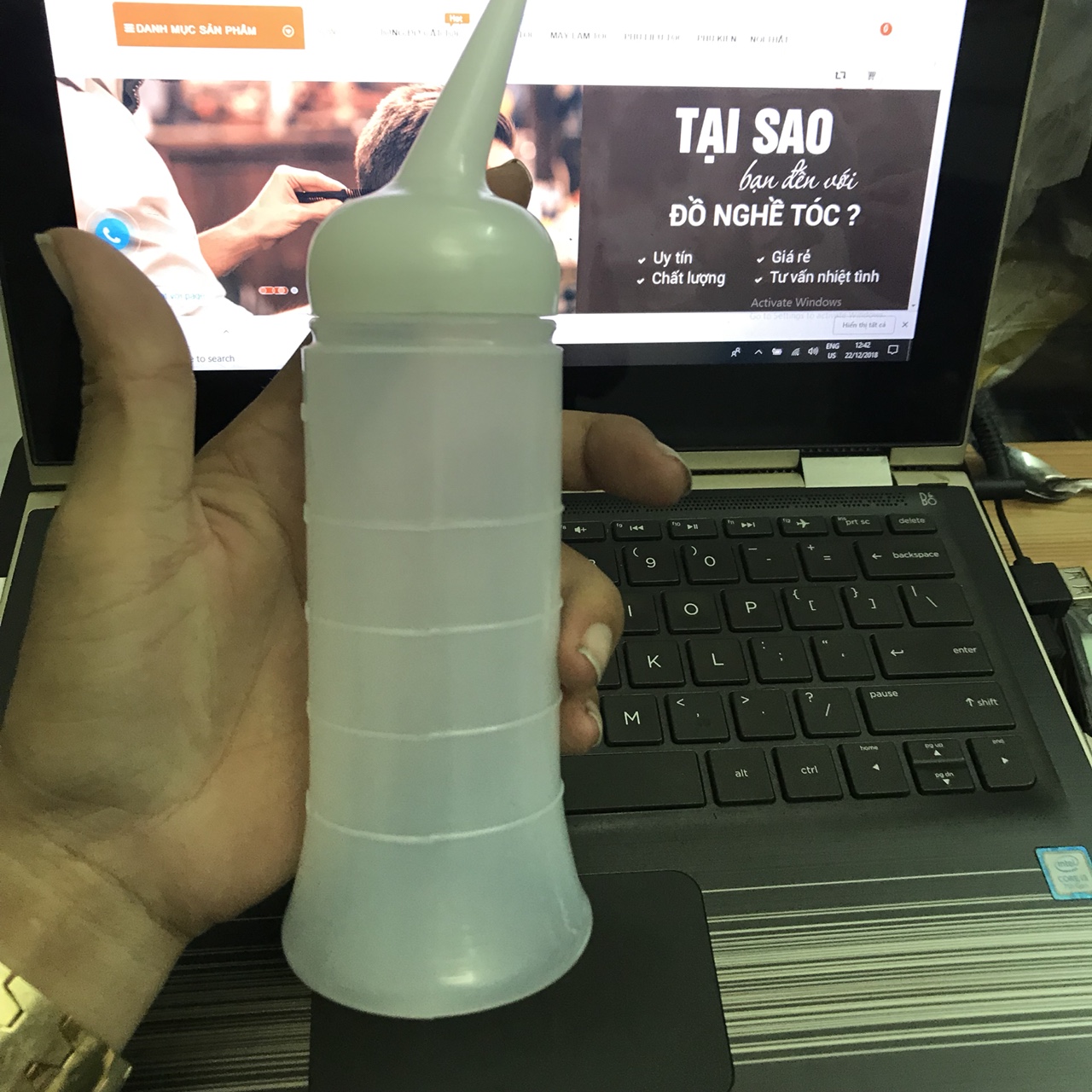 Bình châm thuốc uốn