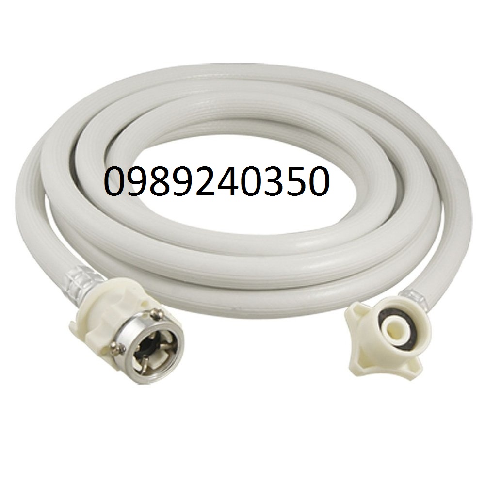 Dây Cấp Nước Máy Giặt Dài 2m (1 Đầu Bắt Ốc - 1 Đầu Ren)