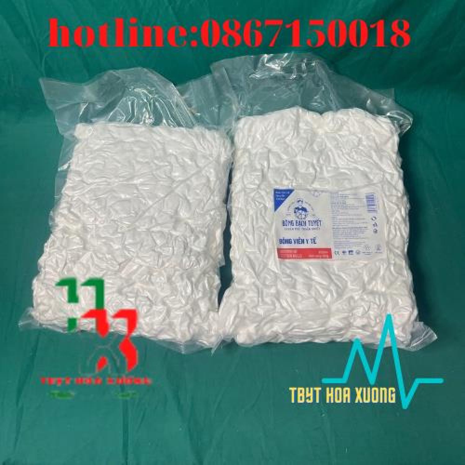BÔNG VIÊN Y TẾ BẢO THẠCH GÓI 500g
