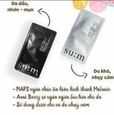 Mặt nạ thải độc da sum: 37 White Award Bubble-De Mask 2ml