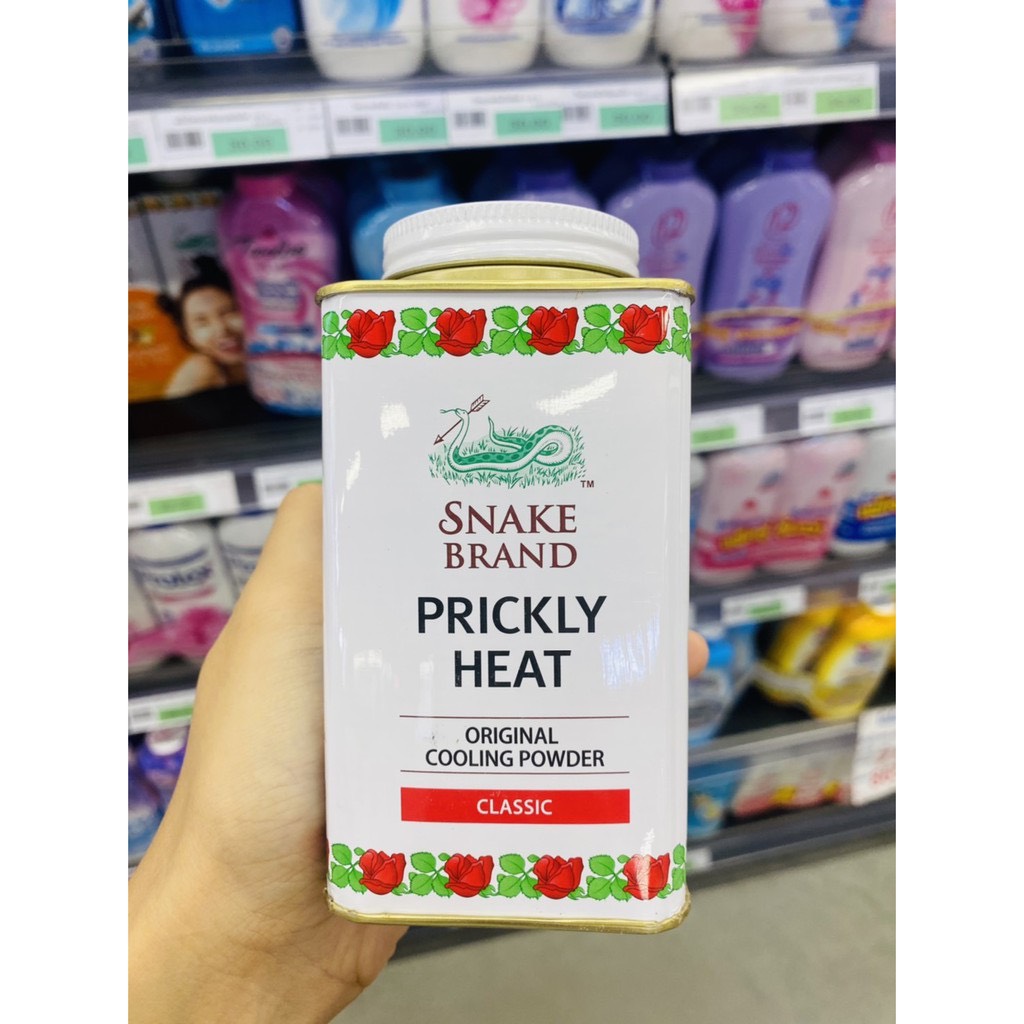 Phấn Rôm Lạnh Snake Brand Prickly Heat 140g Thái Lan