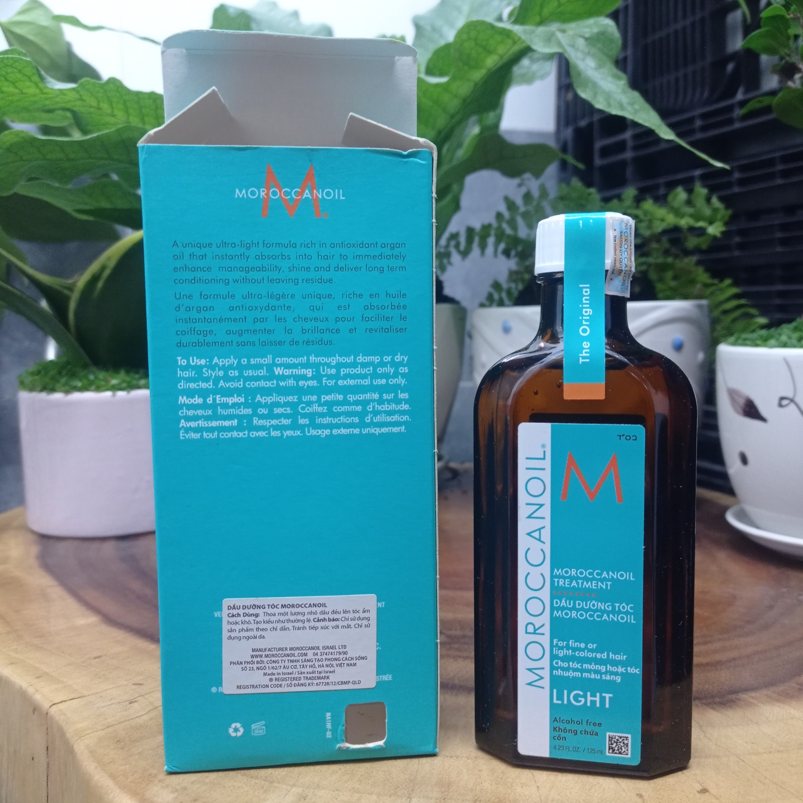 [HCM]Tinh dầu dưỡng tóc Moroccanoil Treatment Light