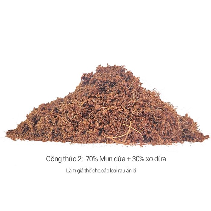 XƠ DỪA TRỘN SẴN - Đất trồng cây bằng xơ dừa