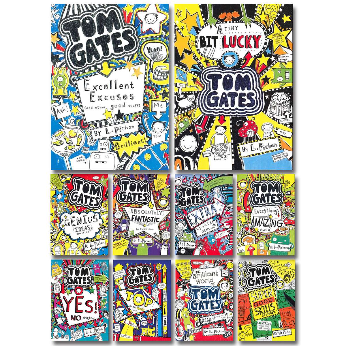 [Bộ Truyện] Tom Gates – 10 books