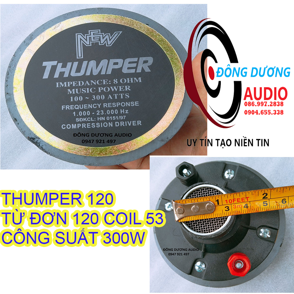 LOA TREBLE SÂN KHẤU THUMPER  TỪ 120 COIL 51.3 - GIÁ 1 ĐÔI