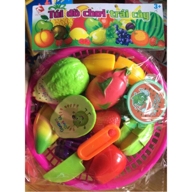 Đồ Chơi Rổ Trái Cây Cắt Cho Bé