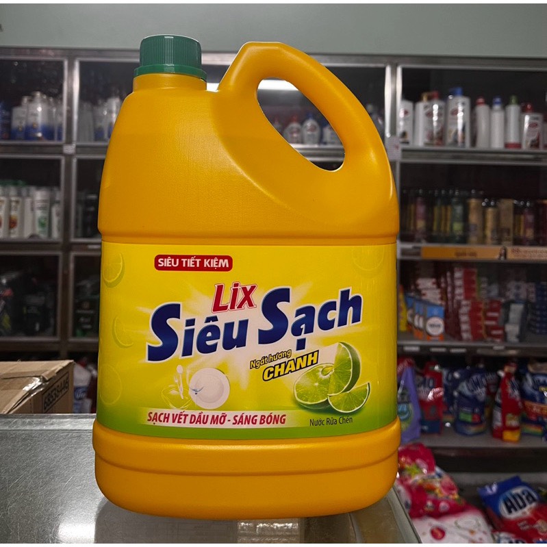 NƯỚC RỬA CHÉN LIX SIÊU SẠCH 3,6 kg