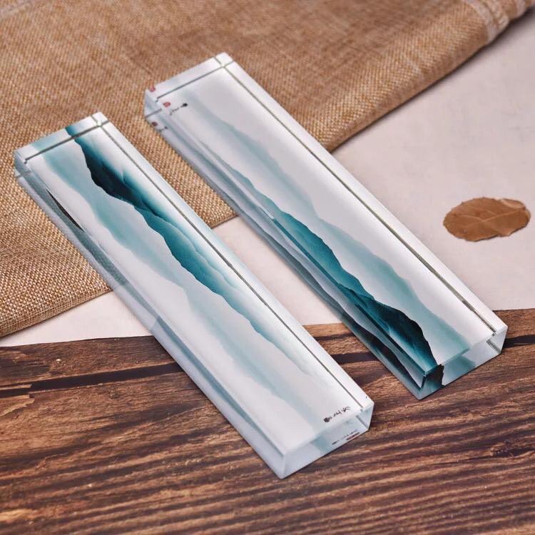 Trấn chỉ thư pháp pha lê cao cấp