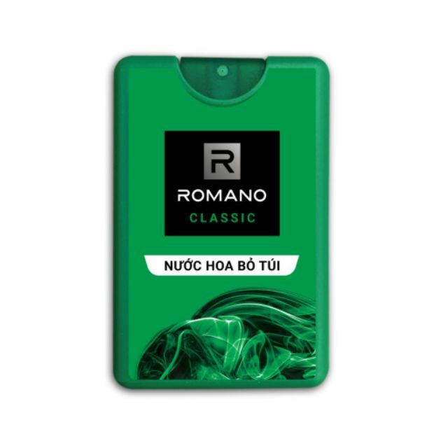 Nước hoa bỏ túi Romano Classic 18ml (Xanh lá)
