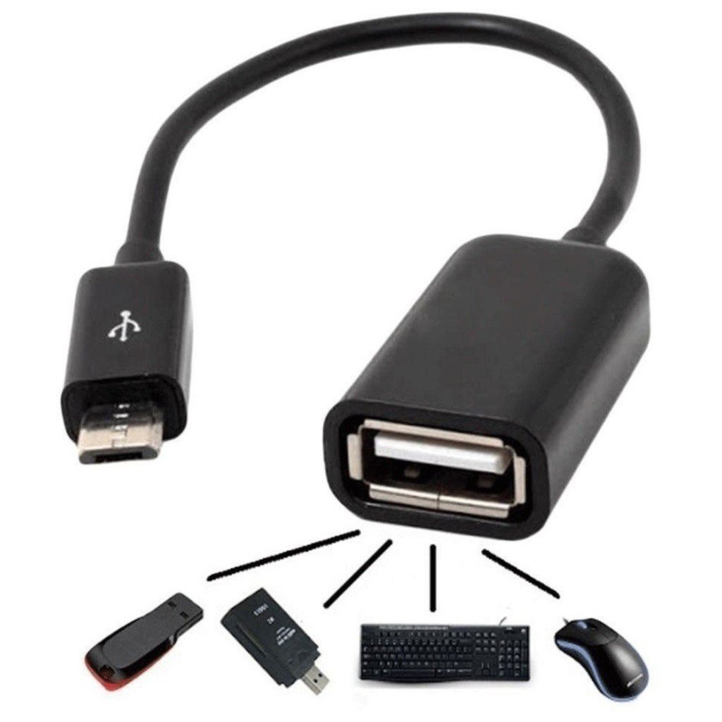 Dây cáp OTG chuyển đổi dữ liệu Micro USB (Type C)  cho điện thoại sáng usb type A