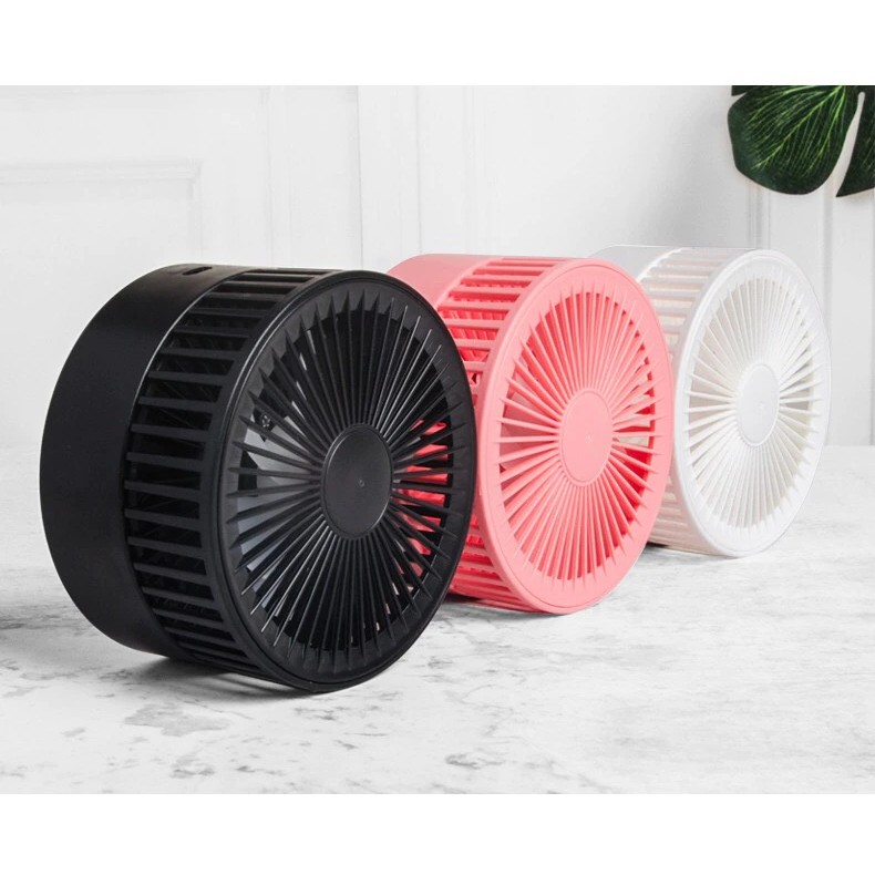 Máy quạt mini để bàn tích điện gấp gọn 3 cấp độ gió siêu mát, Quạt tích điện gấp gọn để bàn sạc điện kèm giá đỡ điện thoại đa năng - BUM STORE