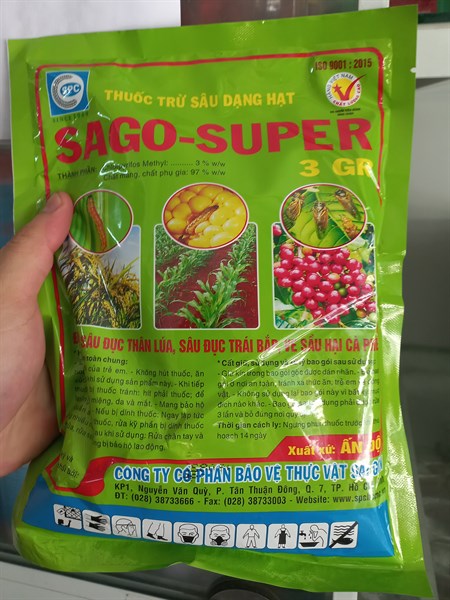 Thuốc trừ sâu rải gốc sago-super 3gr 1kg