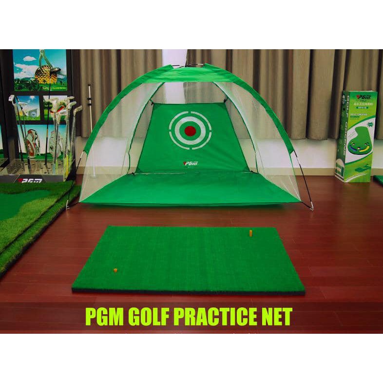 Lưới lều tập golf màu ngang 2m cao 1.4m