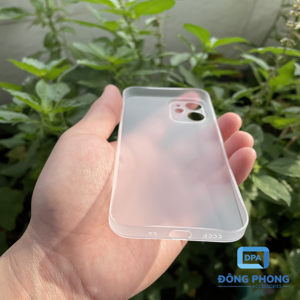 Combo 2 Ốp Lưng Trong Nhám Unibody iPhone 12 Mini Siêu Mỏng