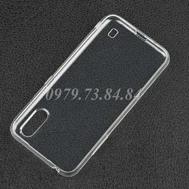 Ốp lưng Samsung Galaxy A01 silicon dẻo trong suốt siêu mỏng