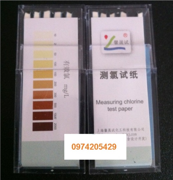 Giấy thử clo 10-2000ppm