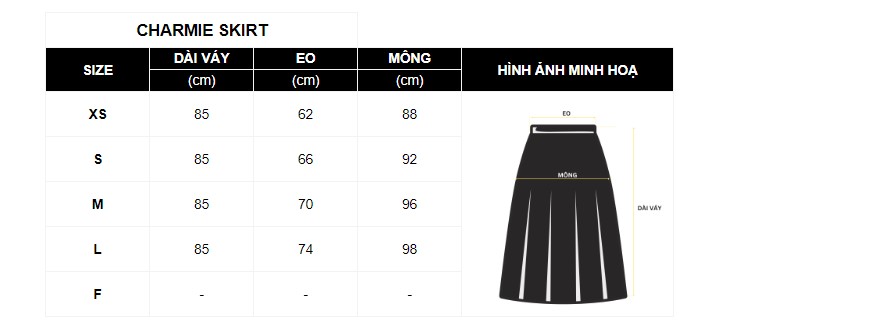 Chân Váy Dài Charmie Skirt