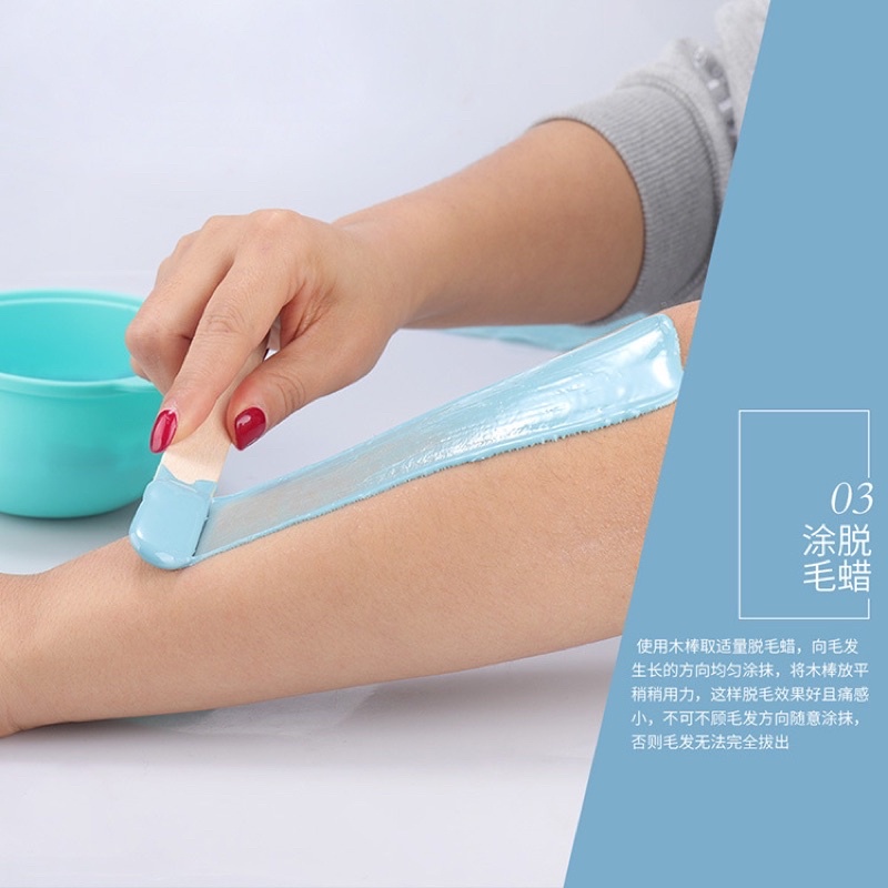 Túi 100g Sáp Wax Lông Dạng Hạt ( Tặng Kèm Que & Bát )