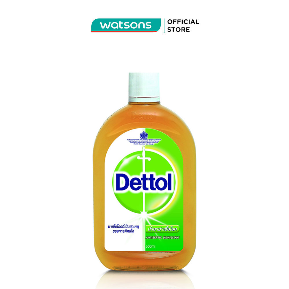 Dung Dịch Sát Khuẩn Dettol Antiseptic Disinfectant Diệt Vi Khuẩn Gây Nhiễm Trùng 500ml