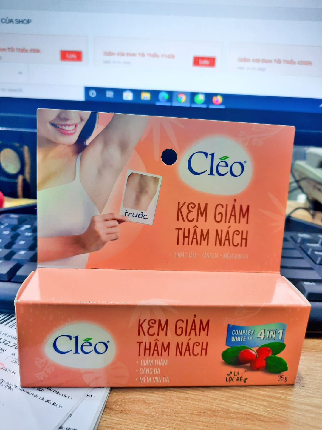 KEM GIẢM THÂM NÁCH CLÉO