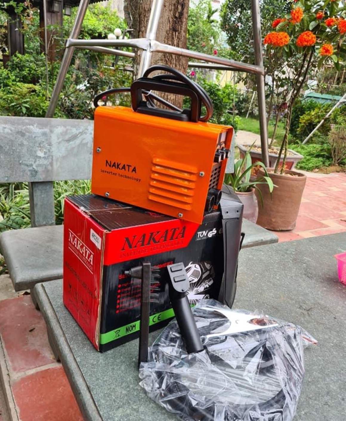 Máy hàn điện tử - Máy hàn que mini NAKATA