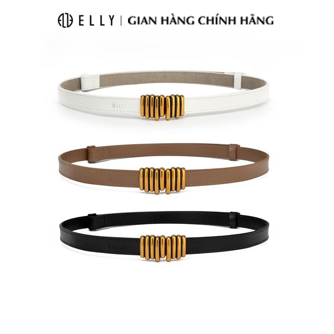 Dây thắt lưng nữ cao cấp da thật elly – ed72