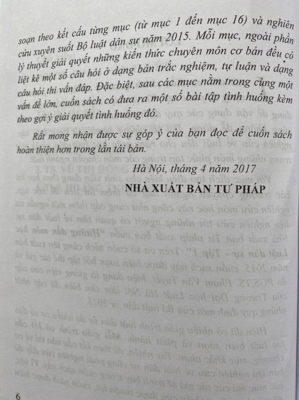 Hướng Dẫn Môn Học Luật Dân Sự Tập 1