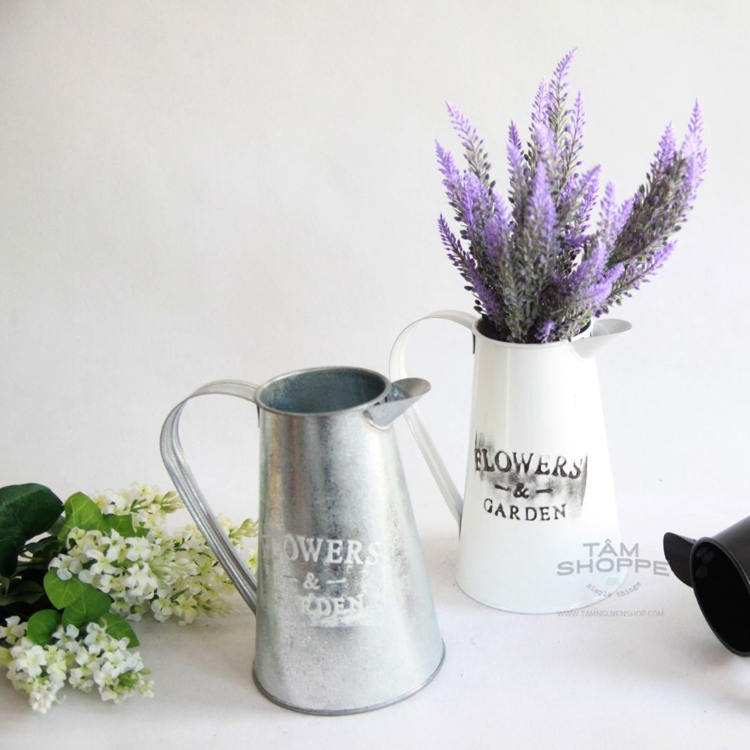 Xô thiếc vintage ca sữa cao - xô thiếc vintage ca sữa cao